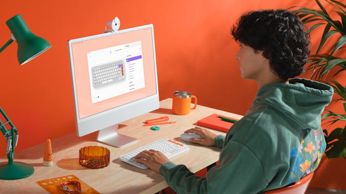 Pantalla de personalización de Options+